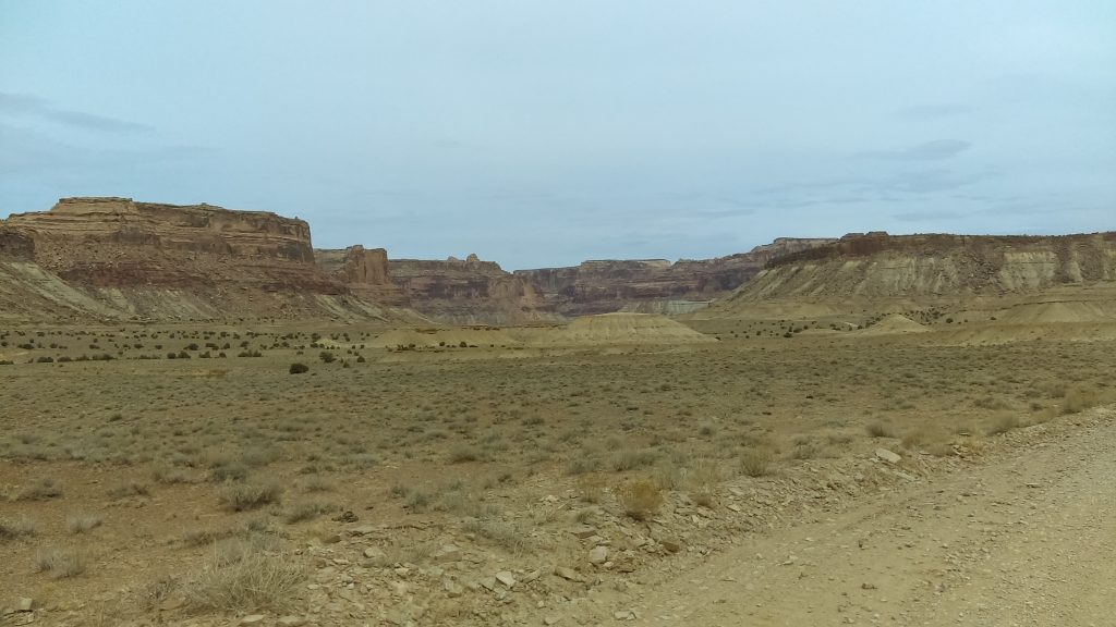 Looking back into Buckhorn Wash, San Rafael Swell