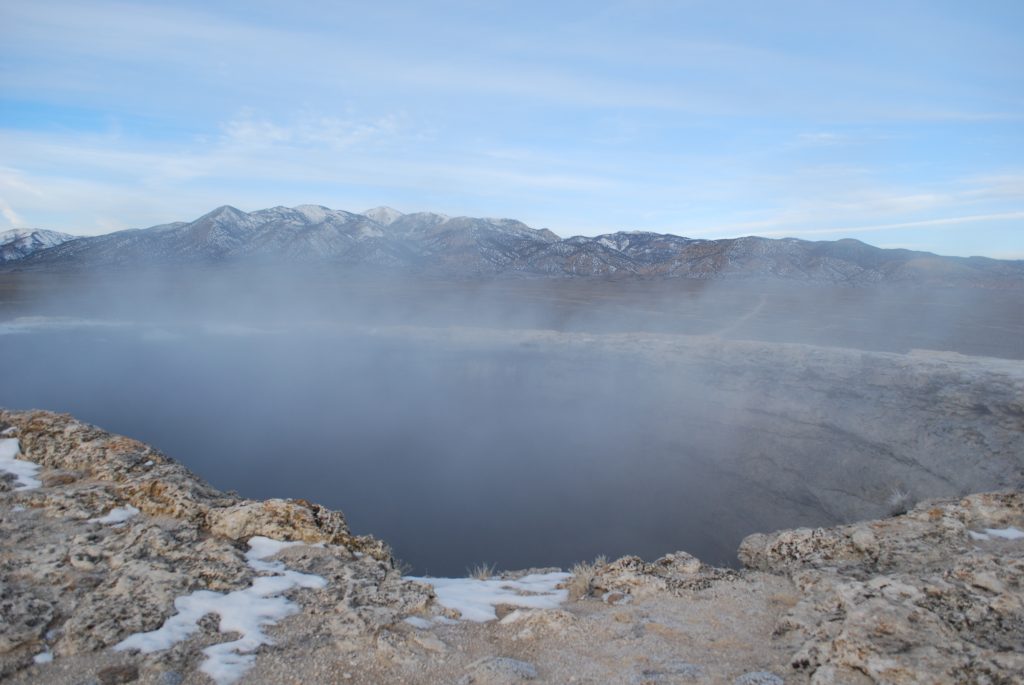 Diana's Punchbowl, aka Devil's Cauldron, in Monitor Valley, center of Nevada