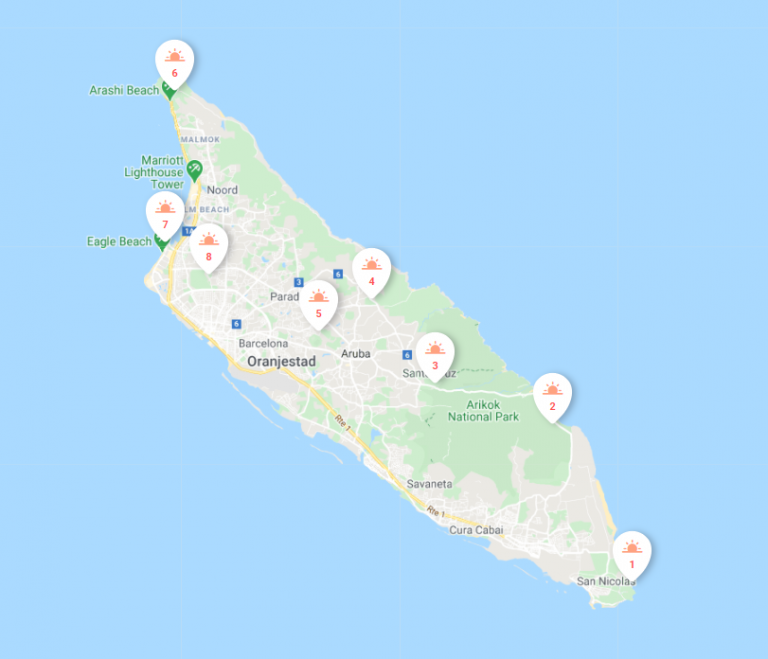 Aruba Map 768x659 