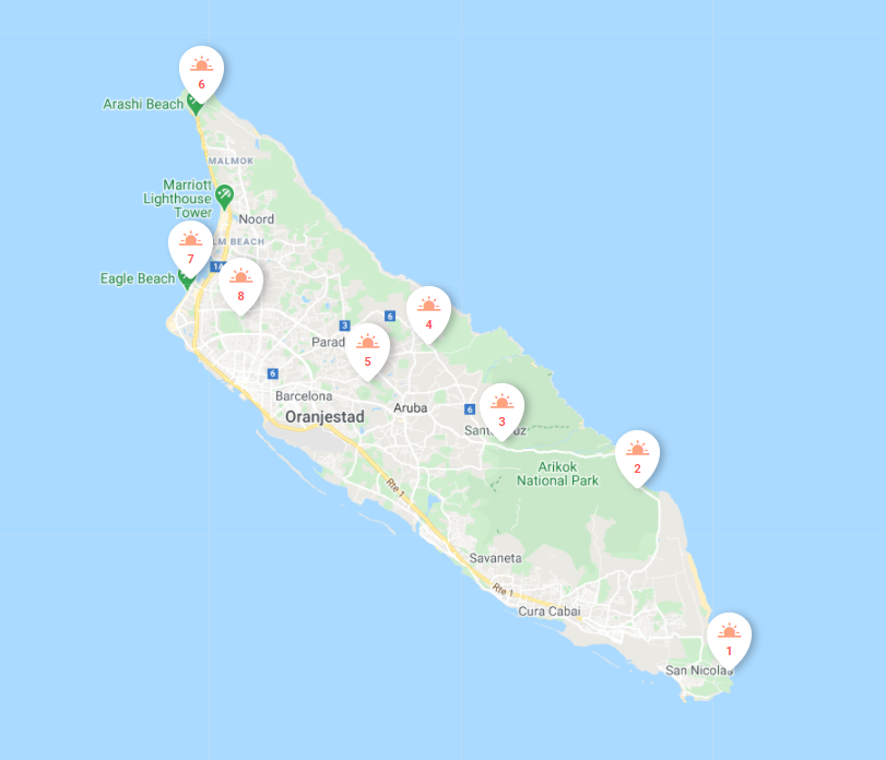 aruba map