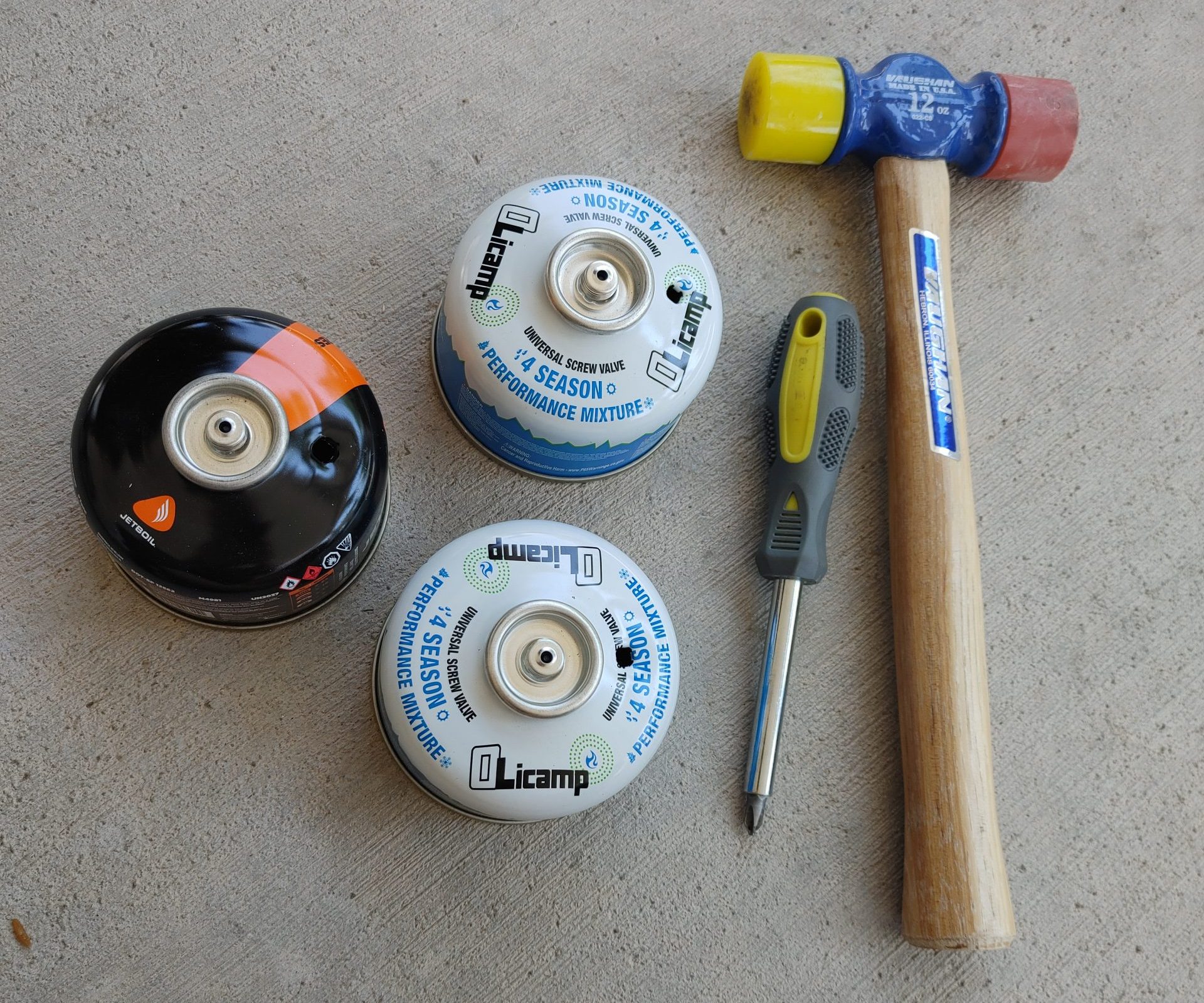 Safest and easiest way to recycle camp fuel canisters DetourOn